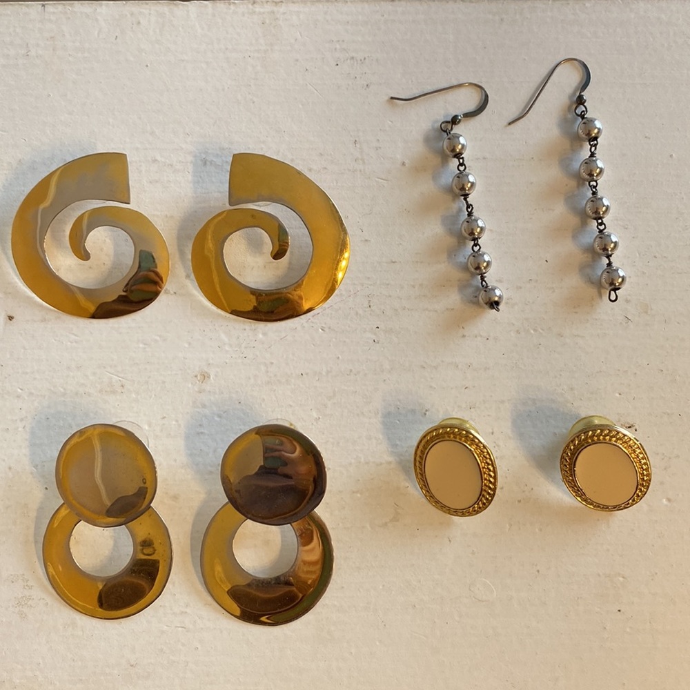 Retro Earring Bundle (4 pairs)